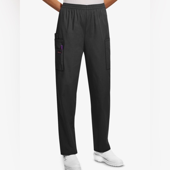 Cherokee Workwear Pants - Cherokee Workwear Women's 4-Pocket Elastic Waist Utility Scrub Pants